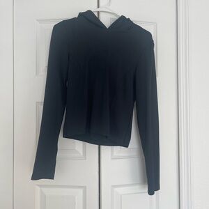 Victoria's Secret Black Hoodie Sweatshirt